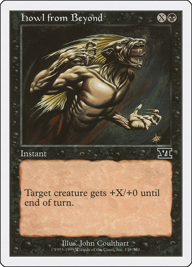 Howl from Beyond (138) (Classic Sixth Edition)