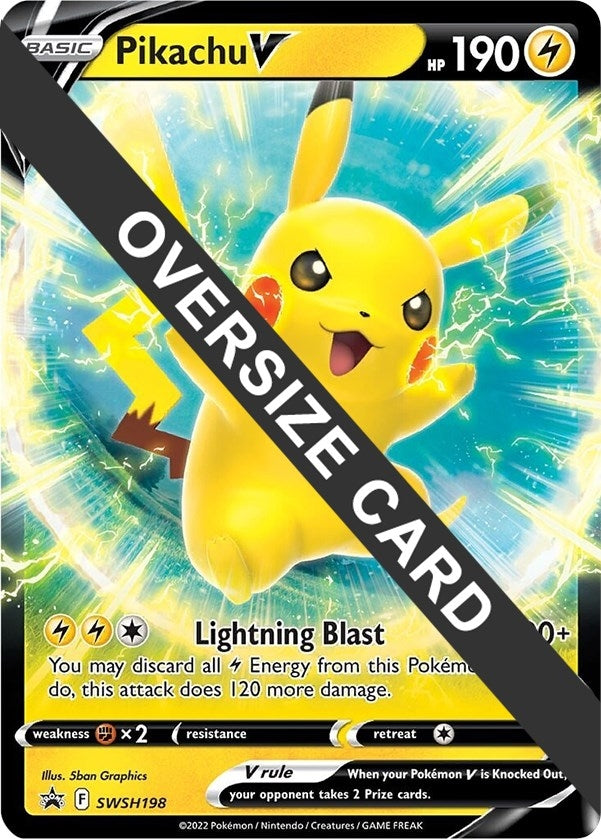 Image for Pikachu V - SWSH198 (SWSH198) (Jumbo Cards) - Pokemon
