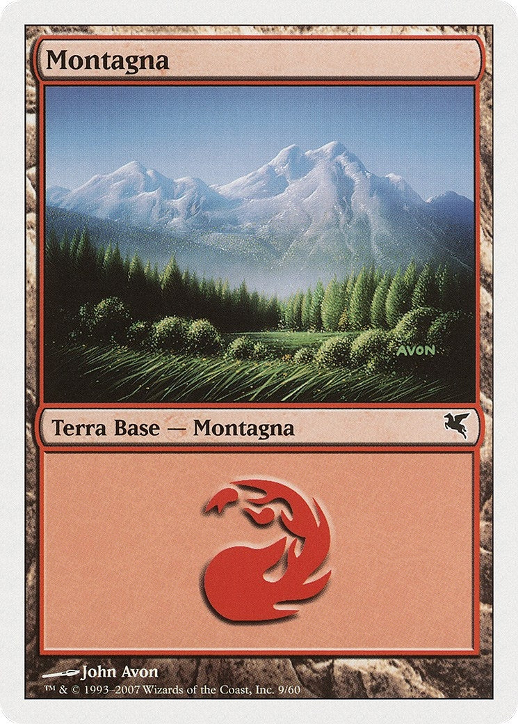 Mountain (Italian) - "Montagna" (I9) (I9) (Magic Encyclopedia 2005 (Salvat/Hachette))