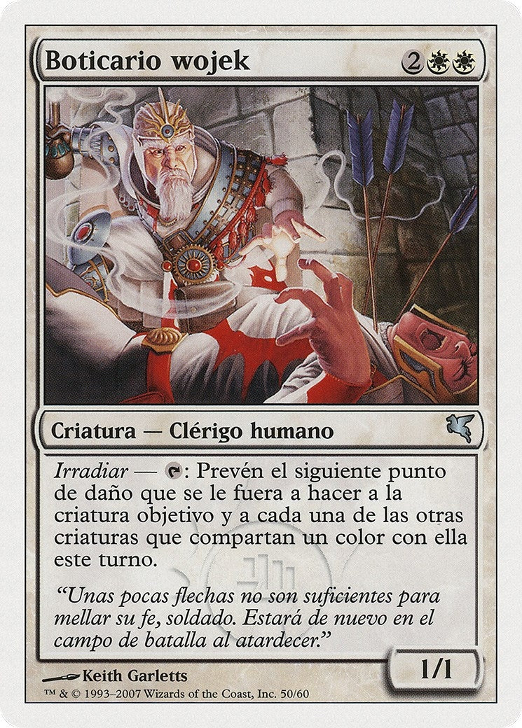 Wojek Apothecary (Spanish) - "Boticario wojek" (J50) (Magic Encyclopedia 2005 (Salvat/Hachette))