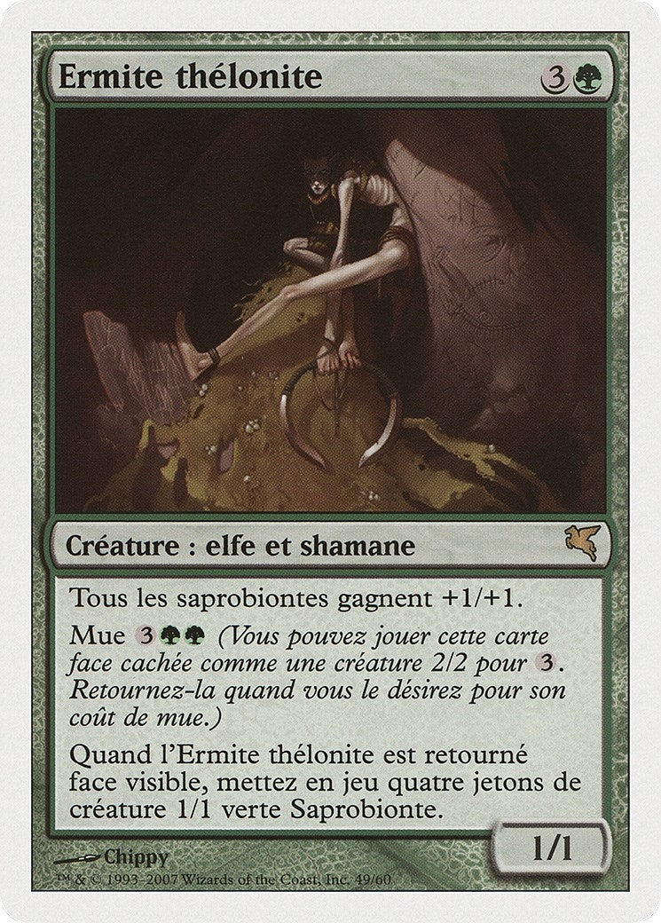 Thelonite Hermit (French) - "Ermite thelonite" (J49) (Magic Encyclopedia 2005 (Salvat/Hachette))