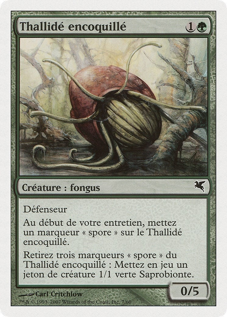 Thallid Shell-Dweller (French) - "Thallide encoquille" (J7) (J7) (Magic Encyclopedia 2005 (Salvat/Hachette))