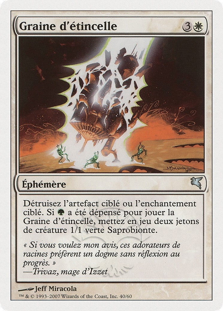 Seed Spark (French) - "Graine d'etincelle" (J40) (Magic Encyclopedia 2005 (Salvat/Hachette))