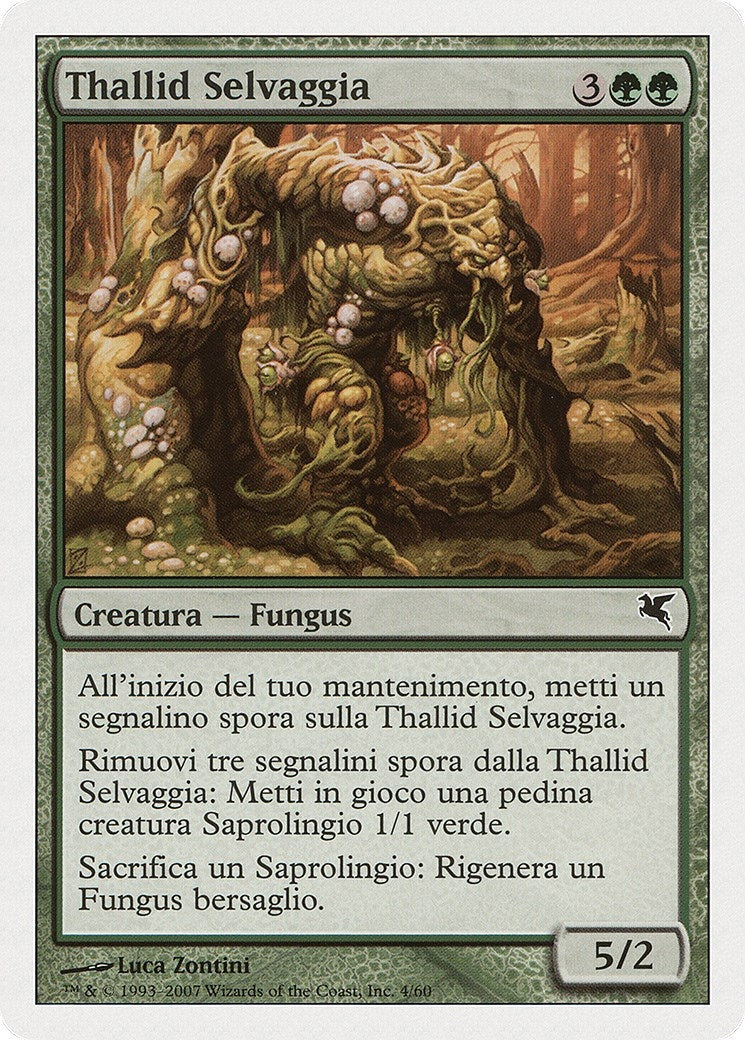 Savage Thallid (Italian) - "Thallid Selvaggia" (J4) (J4) (Magic Encyclopedia 2005 (Salvat/Hachette))
