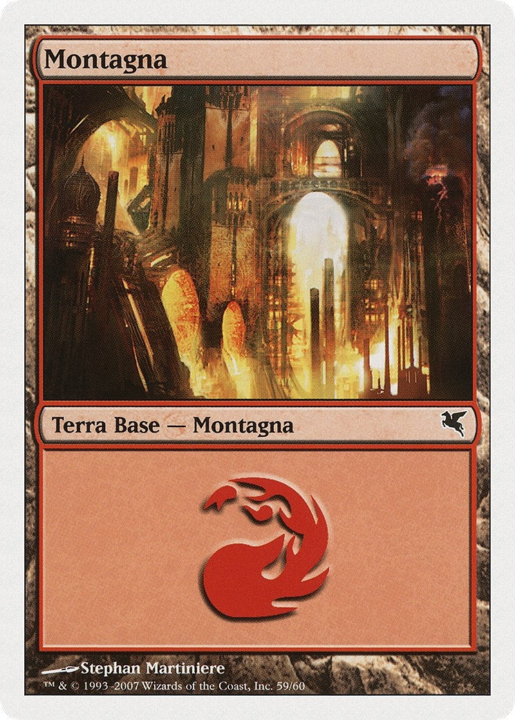 Mountain (Italian) - "Montagna" (K59) (K59) (Magic Encyclopedia 2005 (Salvat/Hachette))