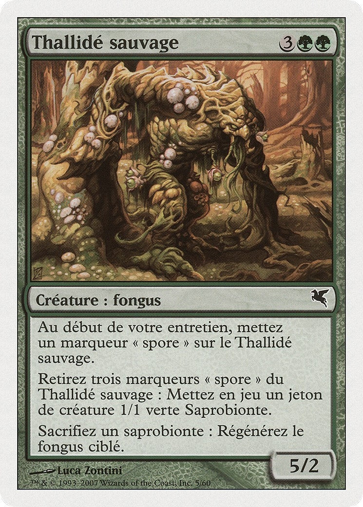 Savage Thallid (French) - "Thallide sauvage" (J5) (J5) (Magic Encyclopedia 2005 (Salvat/Hachette))