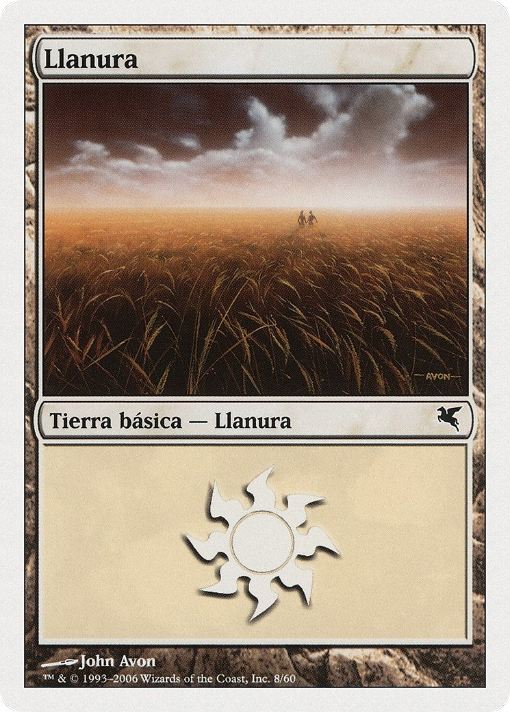 Plains (Spanish) - "Llanura" (C8) (C8) (Magic Encyclopedia 2005 (Salvat/Hachette))