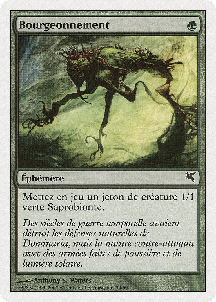 Sprout (French) - "Bourgeonnement" (J30) (J30) (Magic Encyclopedia 2005 (Salvat/Hachette))