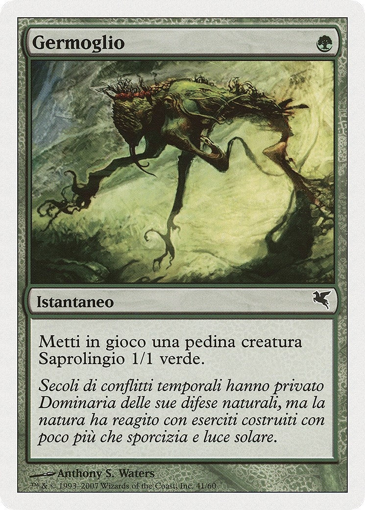 Sprout (Italian) - "Germoglio" (J41) (J41) (Magic Encyclopedia 2005 (Salvat/Hachette))