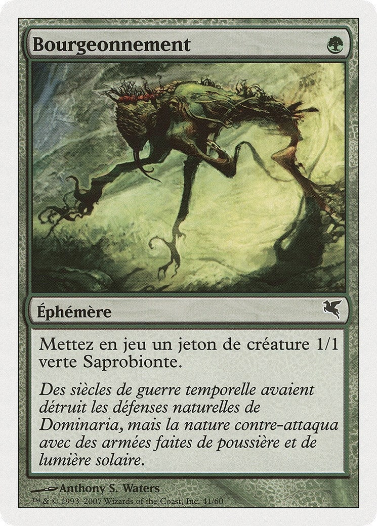 Sprout (French) - "Bourgeonnement" (J41) (J41) (Magic Encyclopedia 2005 (Salvat/Hachette))