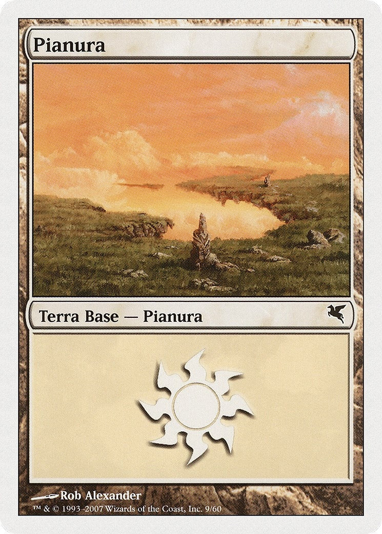 Plains (Italian) - "Pianura" (L9) (L9) (Magic Encyclopedia 2005 (Salvat/Hachette))