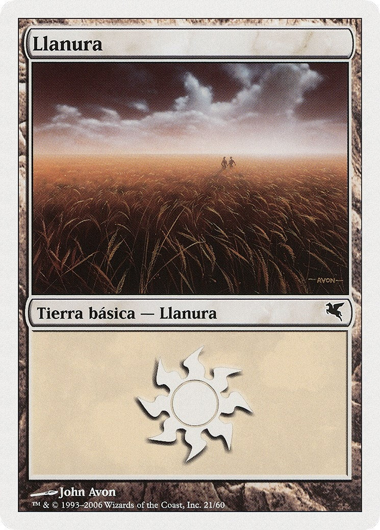 Plains (Spanish) - "Llanura" (G21) (G21) (Magic Encyclopedia 2005 (Salvat/Hachette))