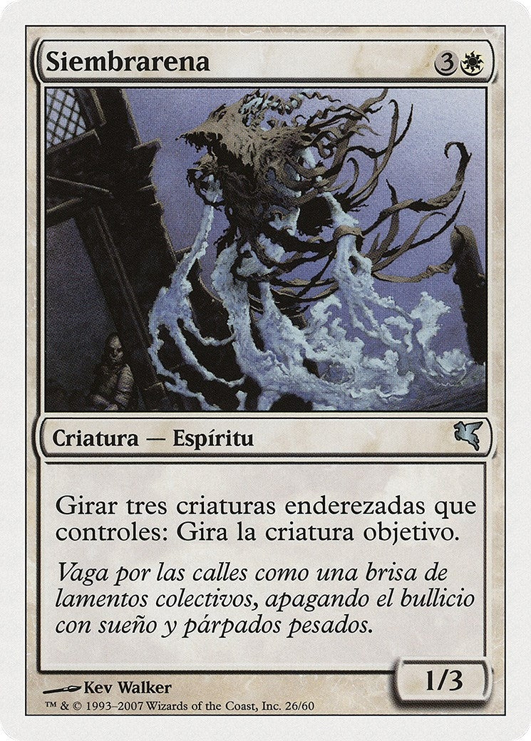 Sandsower (Spanish) - "Siembrarena" (J26) (J26) (Magic Encyclopedia 2005 (Salvat/Hachette))