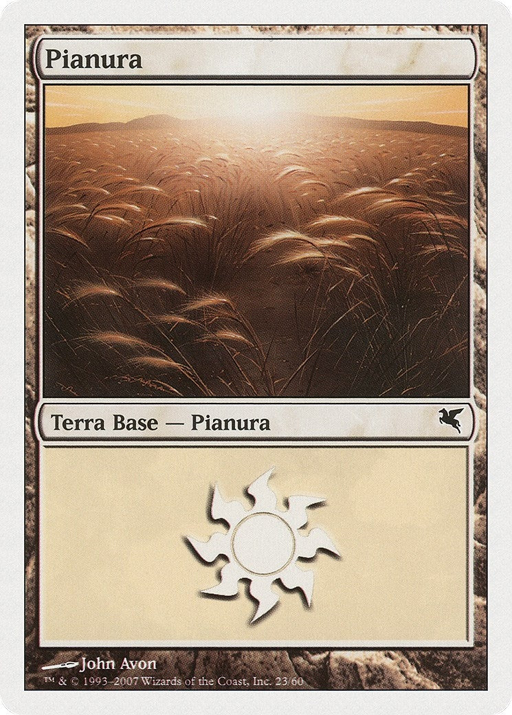 Plains (Spanish) - "Llanura" (J23) (J23) (Magic Encyclopedia 2005 (Salvat/Hachette))