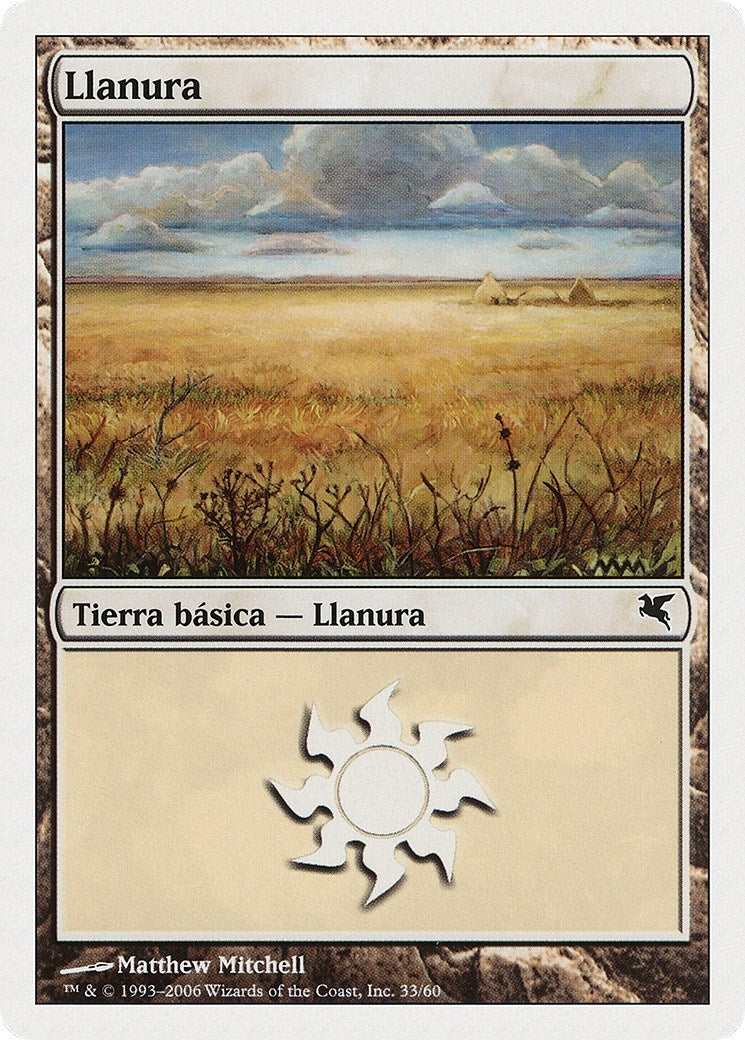 Plains (Spanish) - "Llanura" (C33) (C33) (Magic Encyclopedia 2005 (Salvat/Hachette))