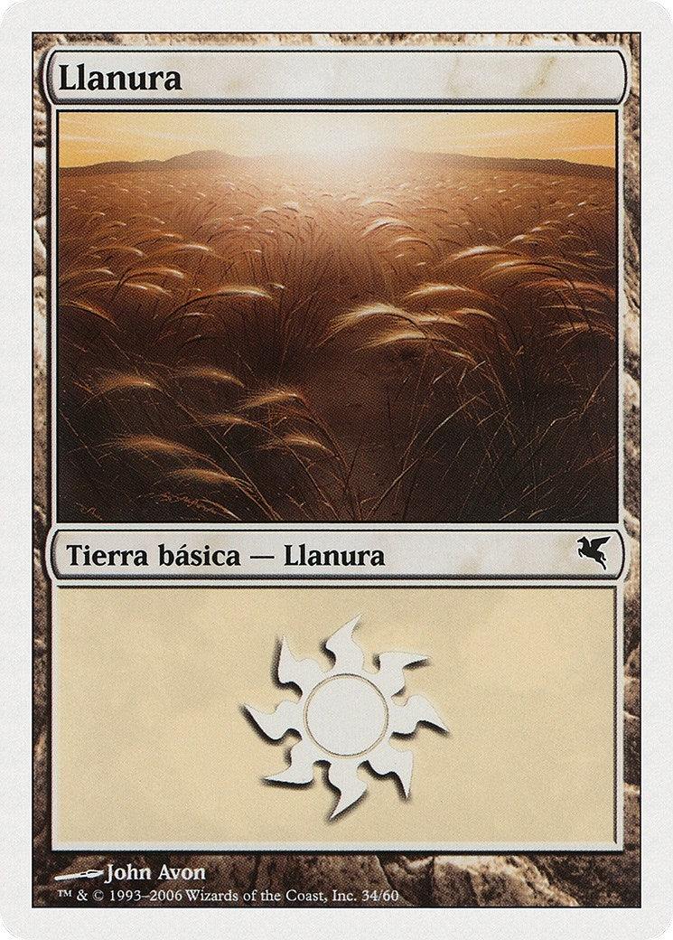 Plains (Spanish) - "Llanura" (C34) (C34) (Magic Encyclopedia 2005 (Salvat/Hachette))