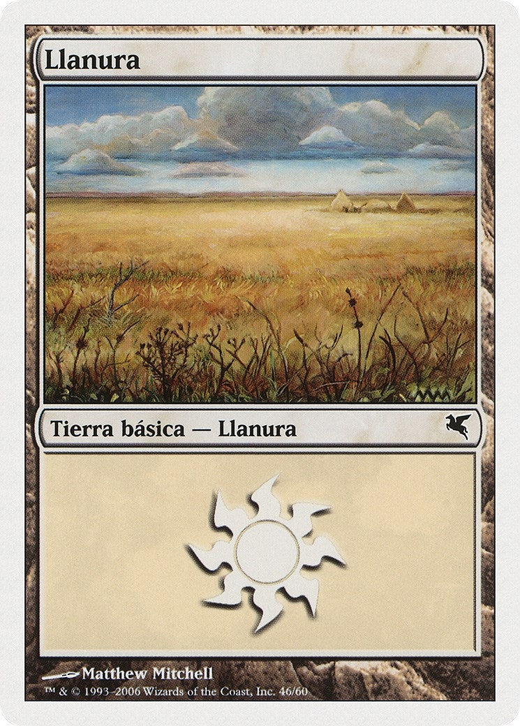 Plains (Spanish) - "Llanura" (C46) (C46) (Magic Encyclopedia 2005 (Salvat/Hachette))