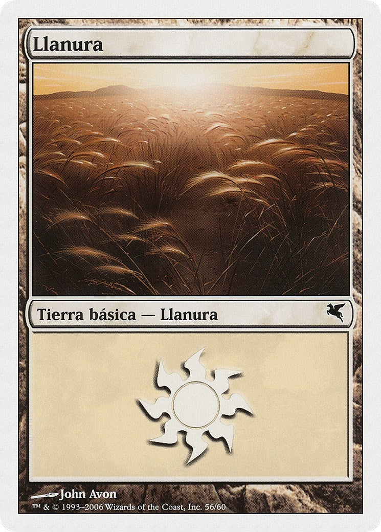 Plains (Spanish) - "Llanura" (C56) (C56) (Magic Encyclopedia 2005 (Salvat/Hachette))