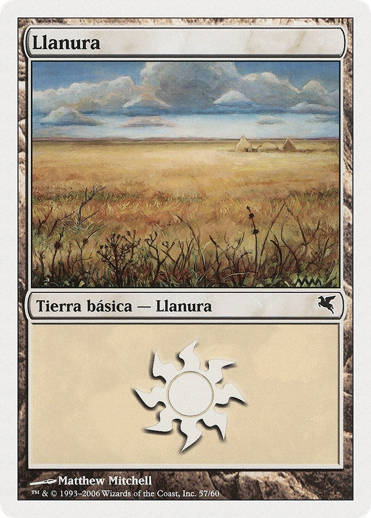 Plains (Spanish) - "Llanura" (G57) (G57) (Magic Encyclopedia 2005 (Salvat/Hachette))
