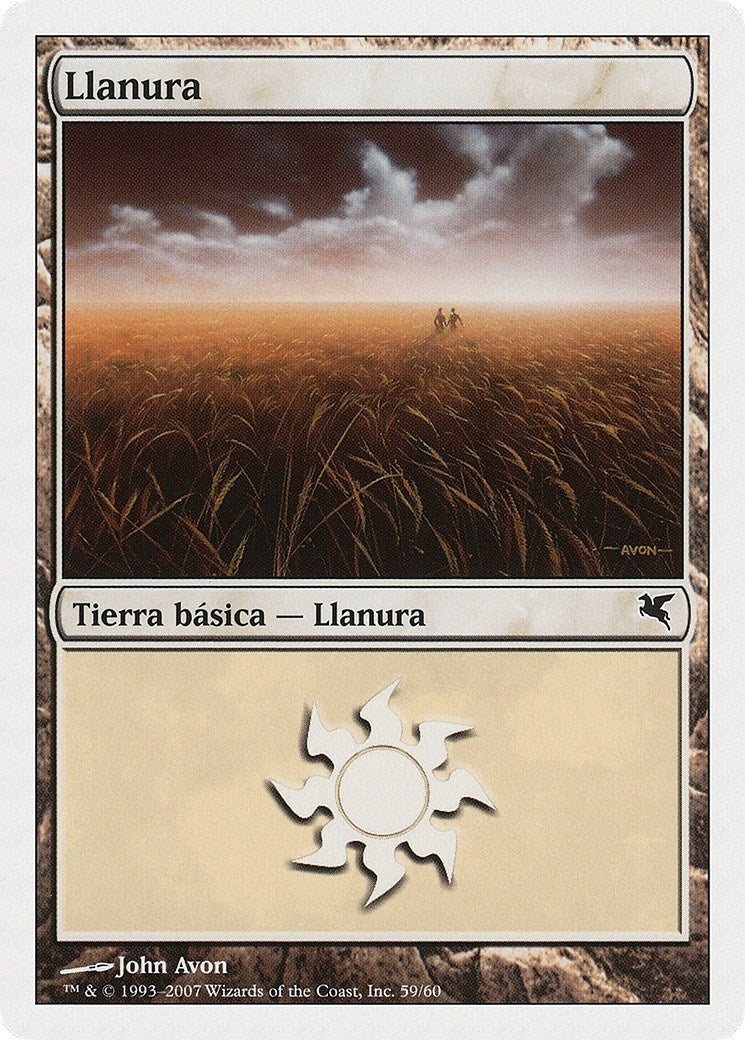 Plains (Spanish) - "Llanura" (J59) (J59) (Magic Encyclopedia 2005 (Salvat/Hachette))