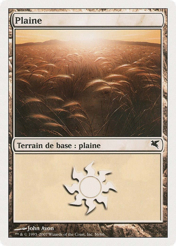 Plains (French) - "Plaine" (C56) (C56) (Magic Encyclopedia 2005 (Salvat/Hachette))