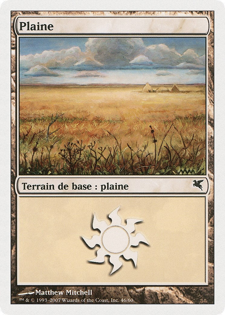 Plains (French) - "Plaine" (C46) (C46) (Magic Encyclopedia 2005 (Salvat/Hachette))