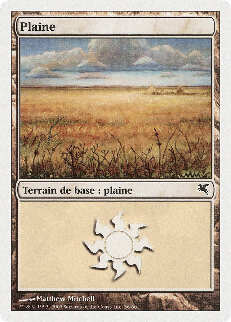 Plains (French) - "Plaine" (J36) (J36) (Magic Encyclopedia 2005 (Salvat/Hachette))