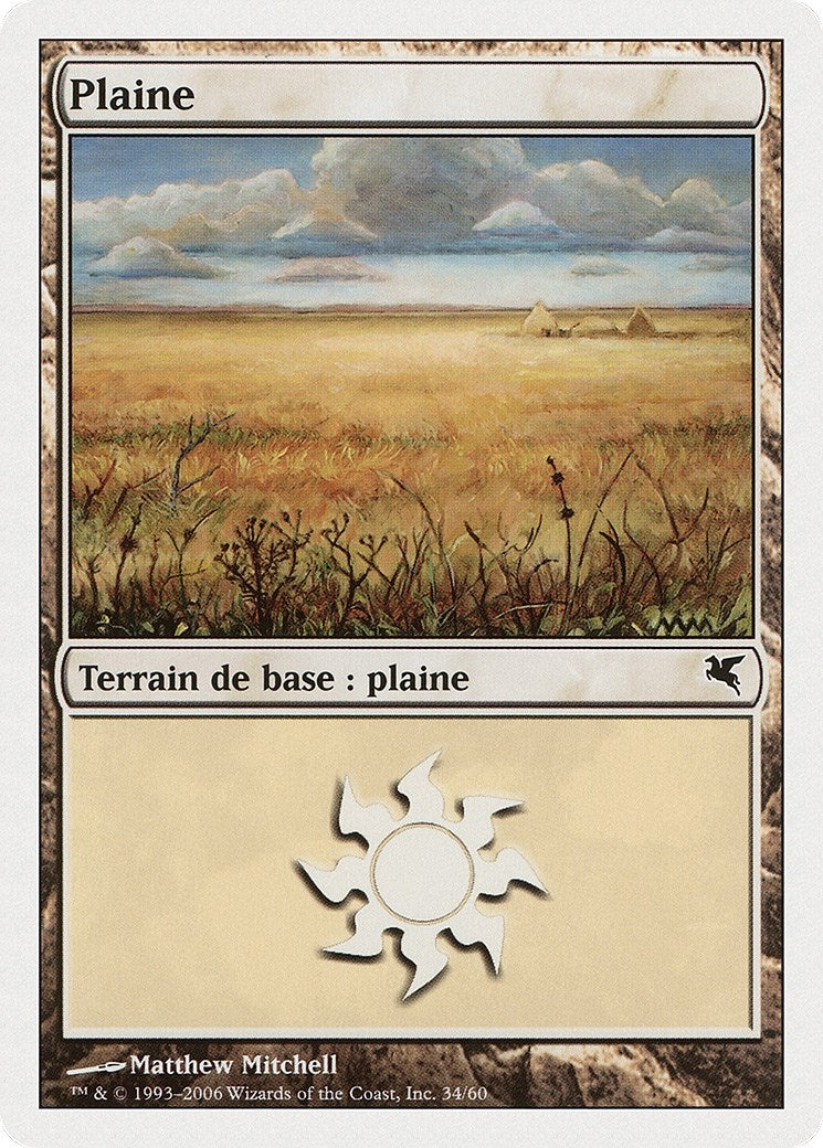 Plains (French) - "Plaine" (G34) (G34) (Magic Encyclopedia 2005 (Salvat/Hachette))