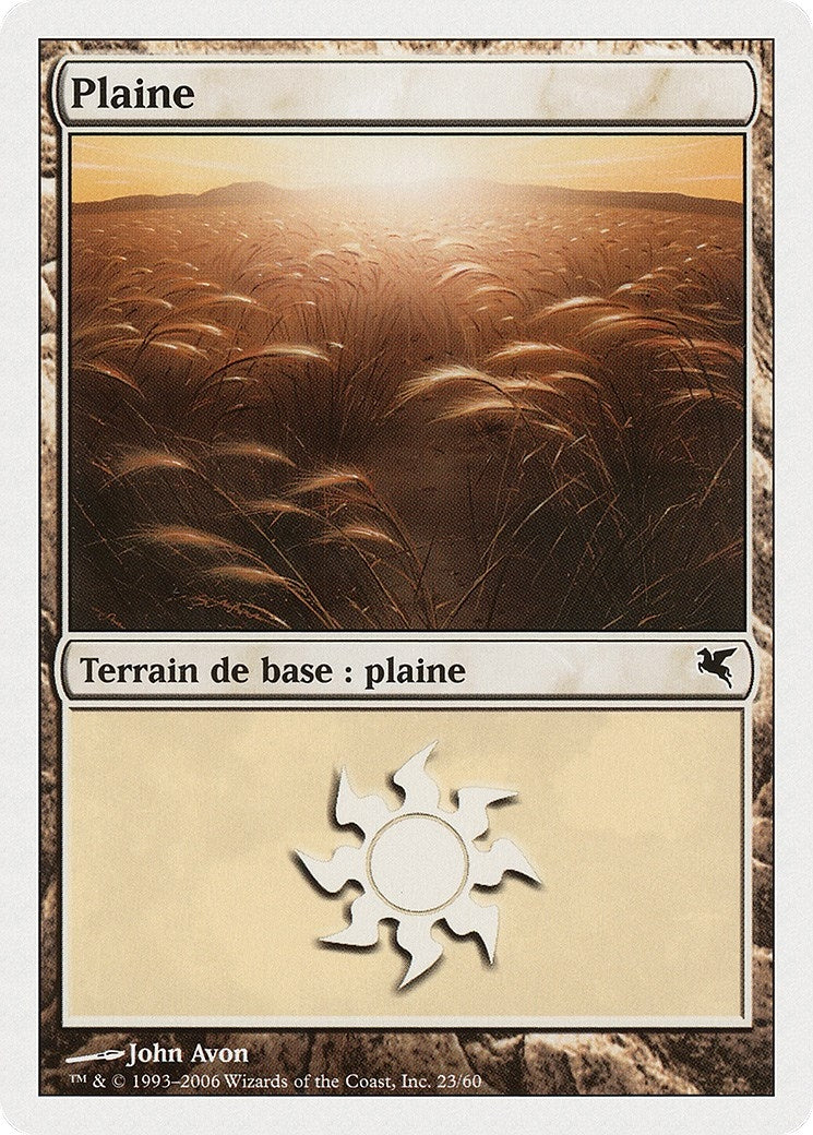 Plains (French) - "Plaine" (G23) (G23) (Magic Encyclopedia 2005 (Salvat/Hachette))