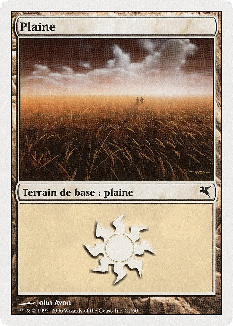 Plains (French) - "Plaine" (G21) (G21) (Magic Encyclopedia 2005 (Salvat/Hachette))