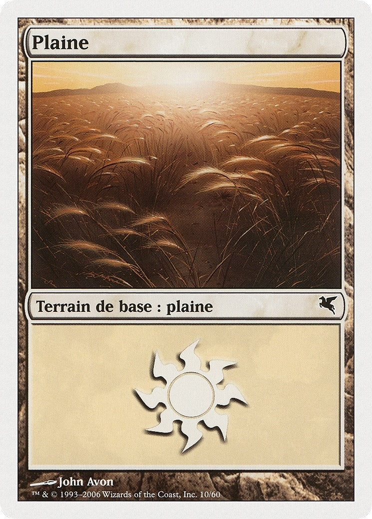 Plains (French) - "Plaine" (G10) (G10) (Magic Encyclopedia 2005 (Salvat/Hachette))