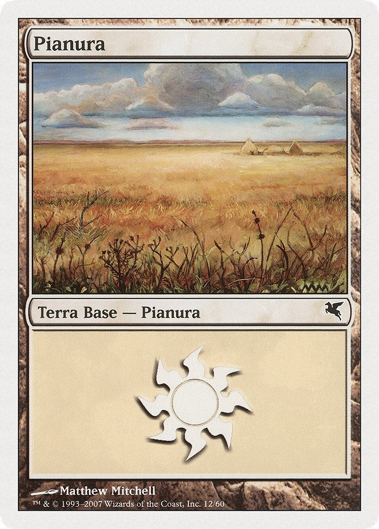 Plains (Italian) - "Pianura" (J12) (J12) (Magic Encyclopedia 2005 (Salvat/Hachette))