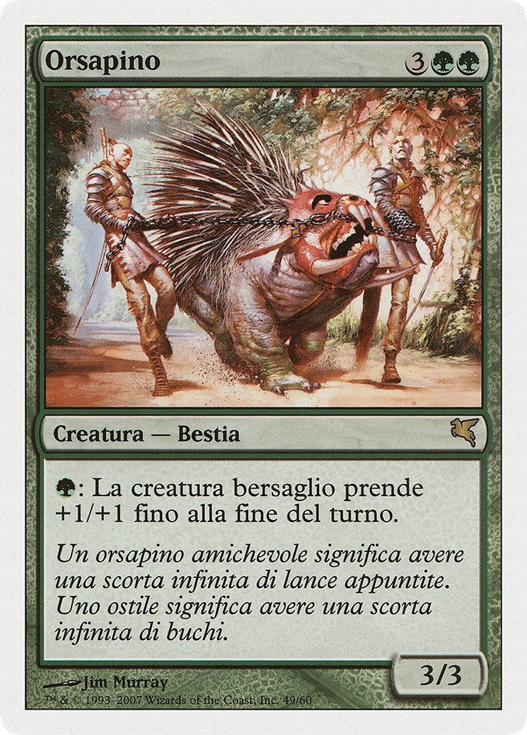 Ursapine (Italian) - "Orsapino" (K49) (Magic Encyclopedia 2005 (Salvat/Hachette))
