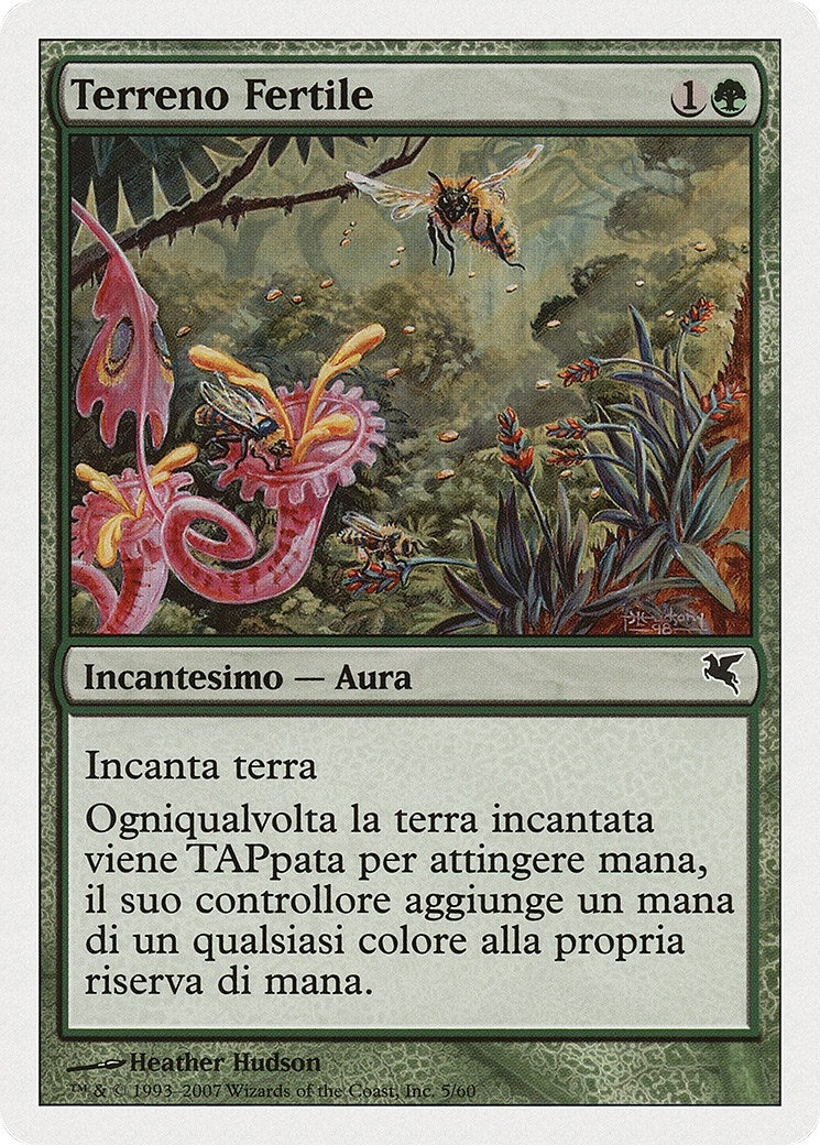 Fertile Ground (Italian) - "Terreno Fertile" (K5) (K5) (Magic Encyclopedia 2005 (Salvat/Hachette))
