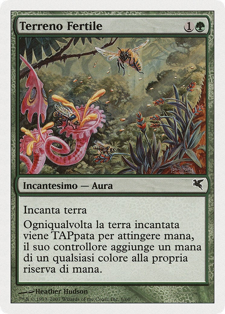 Fertile Ground (Italian) - "Terreno Fertile" (K6) (K6) (Magic Encyclopedia 2005 (Salvat/Hachette))