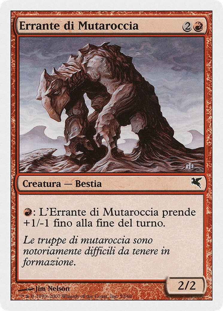Flowstone Shambler (Italian) - "Errante di Mutaroccia" (K53) (K53) (Magic Encyclopedia 2005 (Salvat/Hachette))