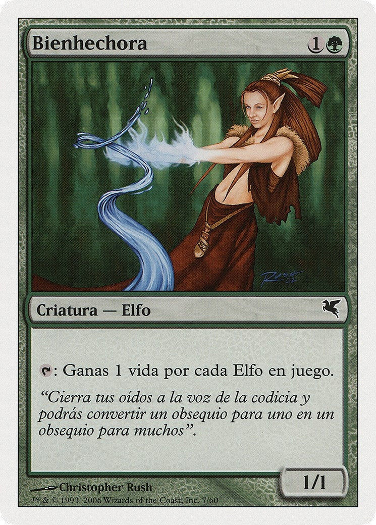 Wellwisher (Spanish) - "Bienhechora" (B7) (Magic Encyclopedia 2005 (Salvat/Hachette))