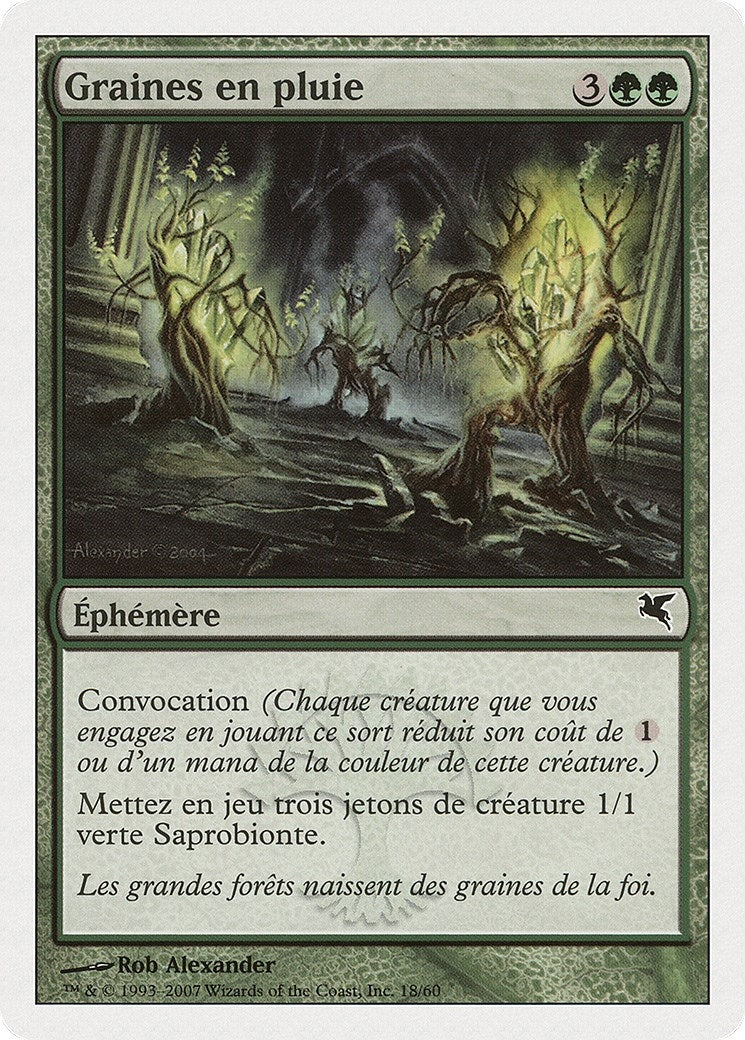 Scatter the Seeds (French) - "Graines en pluie" (J18) (Magic Encyclopedia 2005 (Salvat/Hachette))