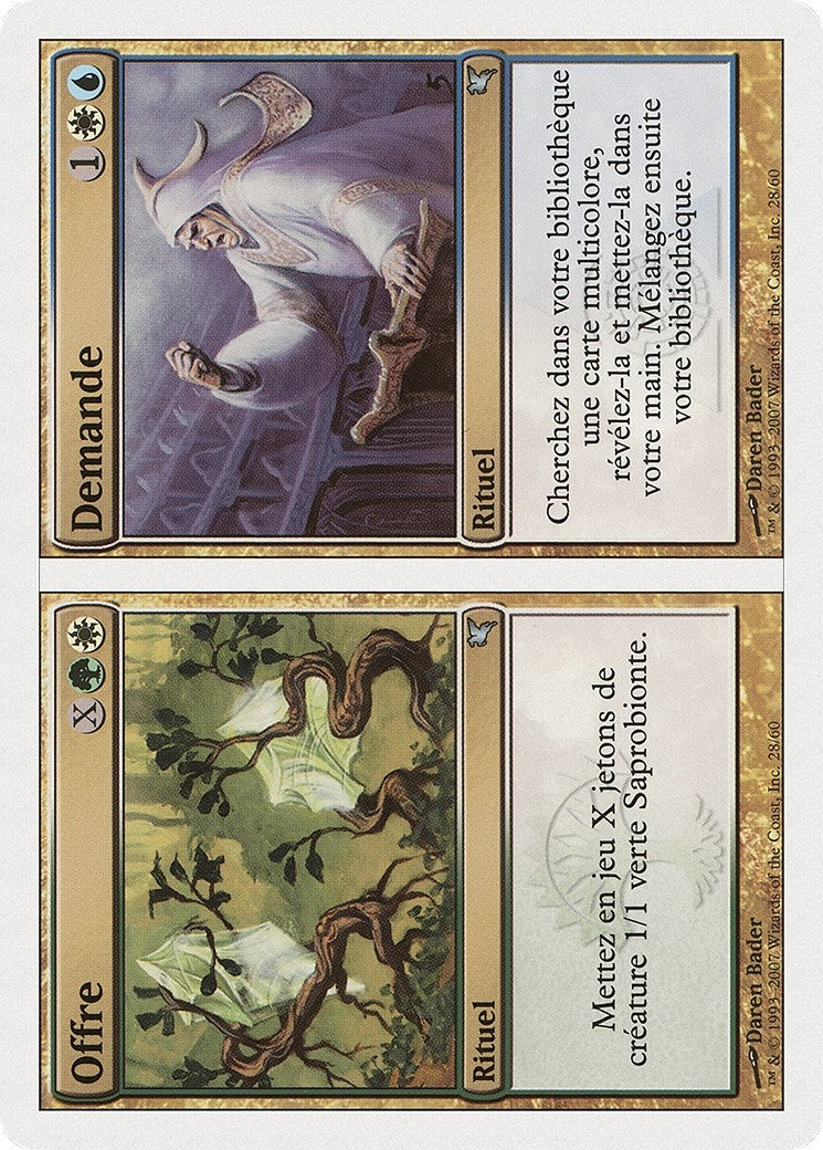 Supply // Demand (French) - "Offre // Demande" (J28) (J28) (Magic Encyclopedia 2005 (Salvat/Hachette))