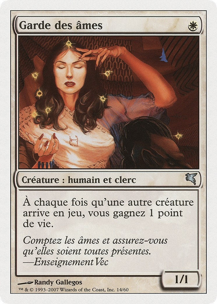 Soul Warden (French) - "Garde des ames" (J14) (J14) (Magic Encyclopedia 2005 (Salvat/Hachette))