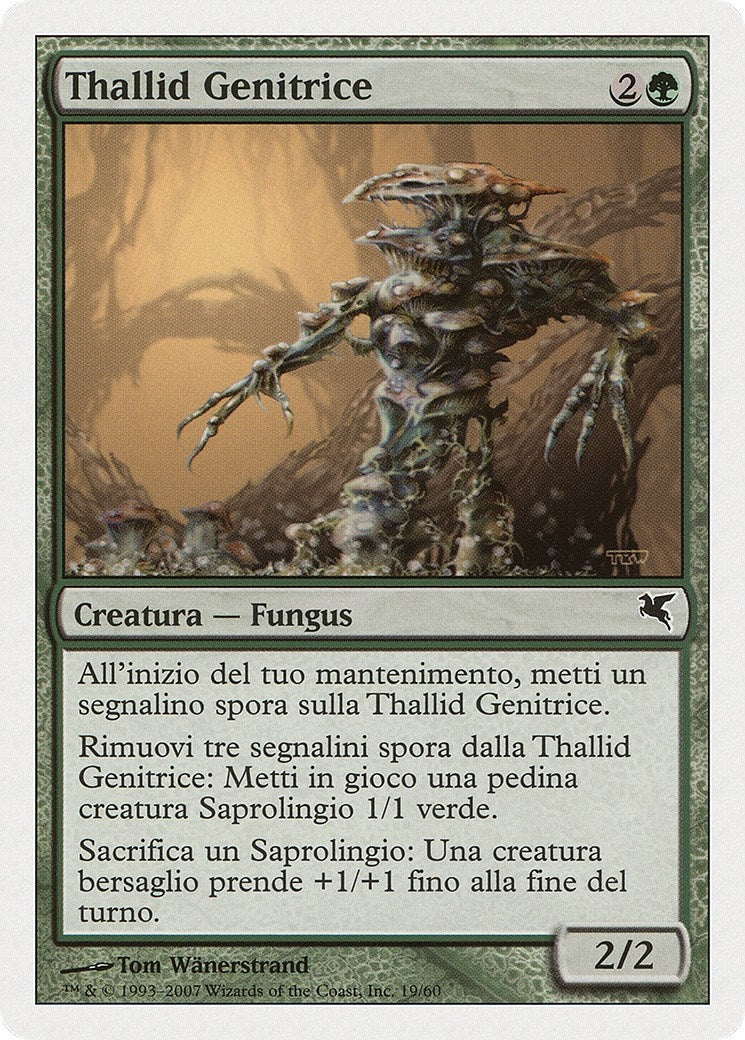 Thallid Germinator (Italian) - "Thallid Genitrice" (J19) (J19) (Magic Encyclopedia 2005 (Salvat/Hachette))