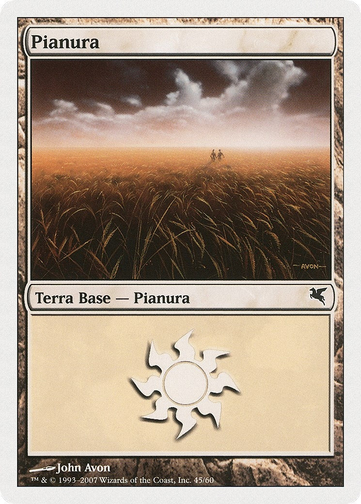 Plains (Italian) - "Pianura" (C45) (C45) (Magic Encyclopedia 2005 (Salvat/Hachette))