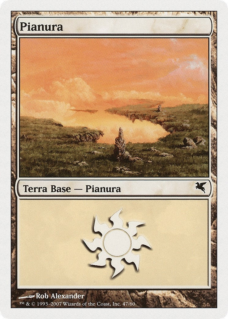 Plains (Italian) - "Pianura" (L47) (L47) (Magic Encyclopedia 2005 (Salvat/Hachette))