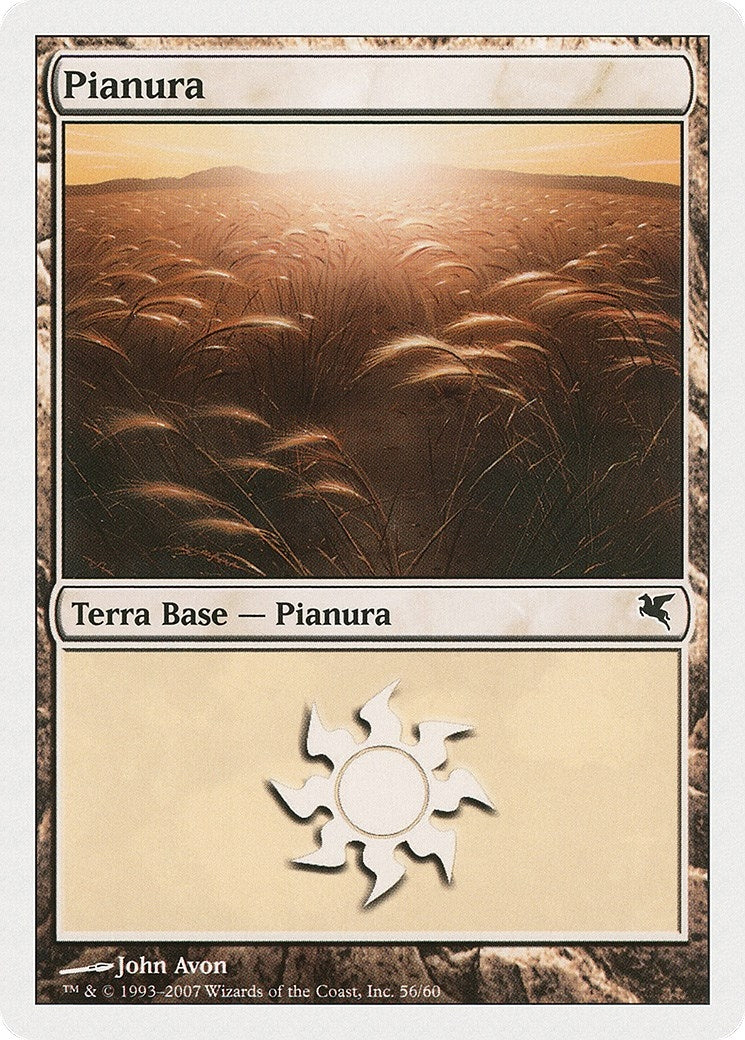 Plains (Italian) - "Pianura" (C56) (C56) (Magic Encyclopedia 2005 (Salvat/Hachette))