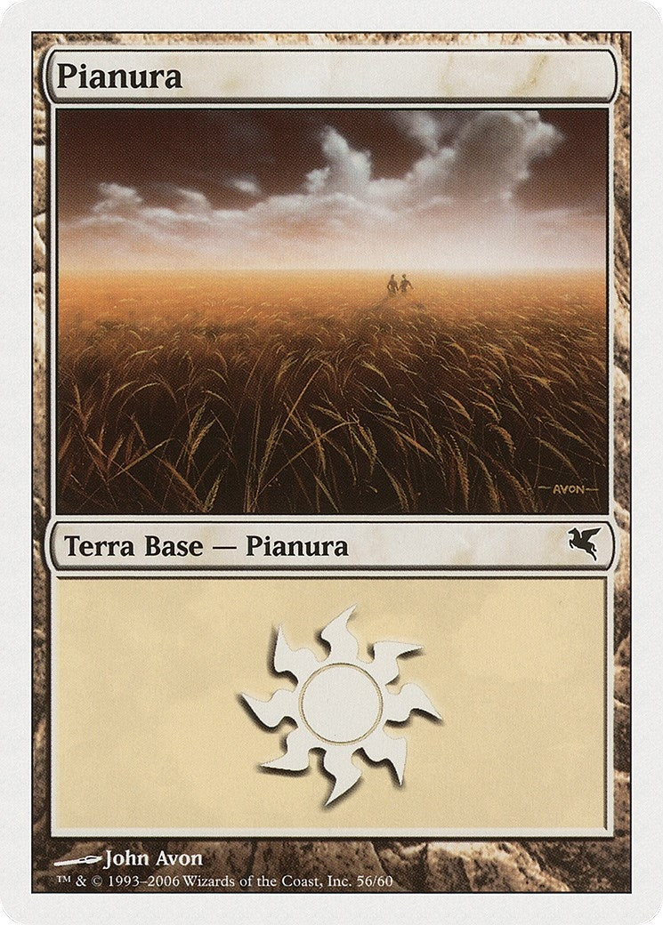 Plains (Italian) - "Pianura" (G56) (G56) (Magic Encyclopedia 2005 (Salvat/Hachette))