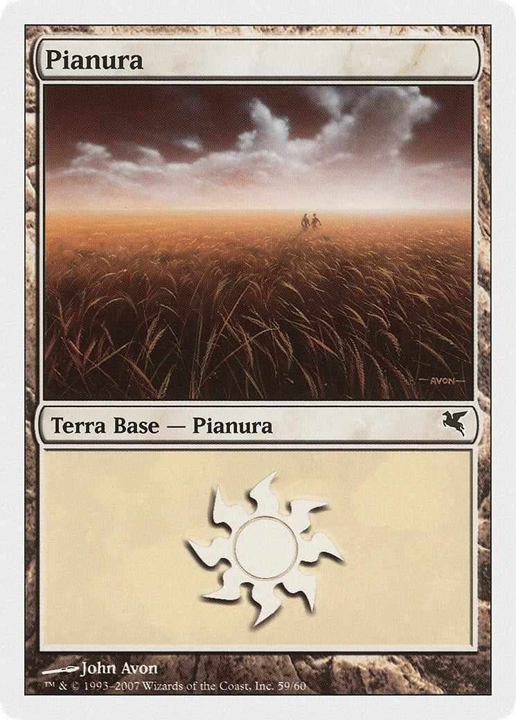 Plains (Italian) - "Pianura" (J59) (J59) (Magic Encyclopedia 2005 (Salvat/Hachette))