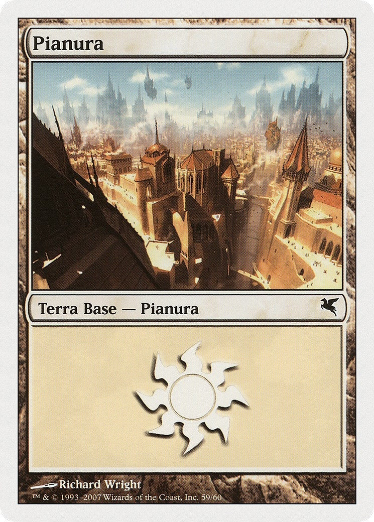 Plains (Italian) - "Pianura" (L59) (L59) (Magic Encyclopedia 2005 (Salvat/Hachette))