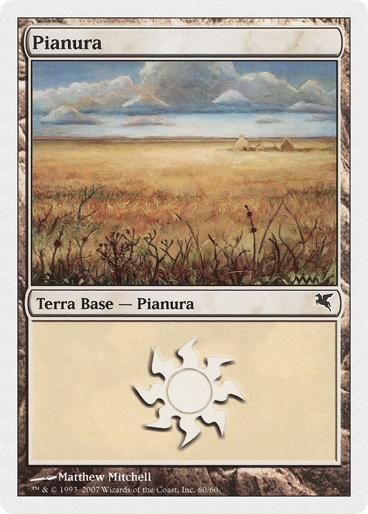 Plains (Italian) - "Pianura" (J60) (J60) (Magic Encyclopedia 2005 (Salvat/Hachette))