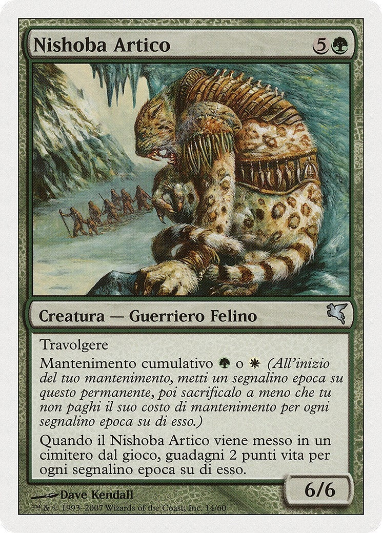Arctic Nishoba (Italian) - "Nishoba Artico" (L14) (L14) (Magic Encyclopedia 2005 (Salvat/Hachette))