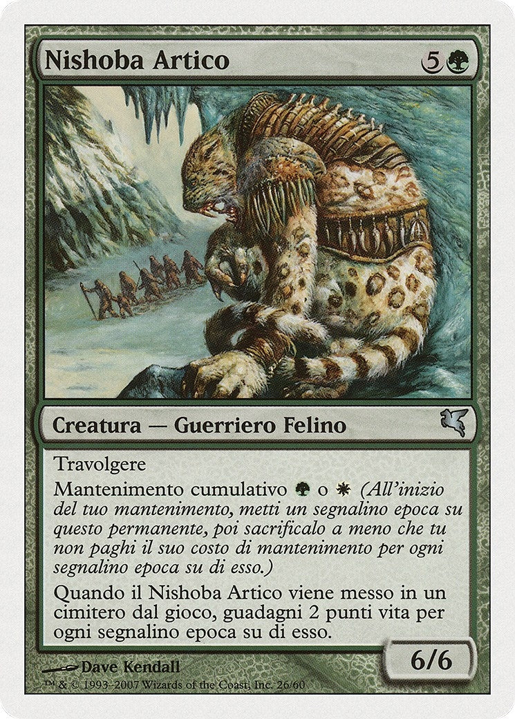 Arctic Nishoba (Italian) - "Nishoba Artico" (L26) (L26) (Magic Encyclopedia 2005 (Salvat/Hachette))